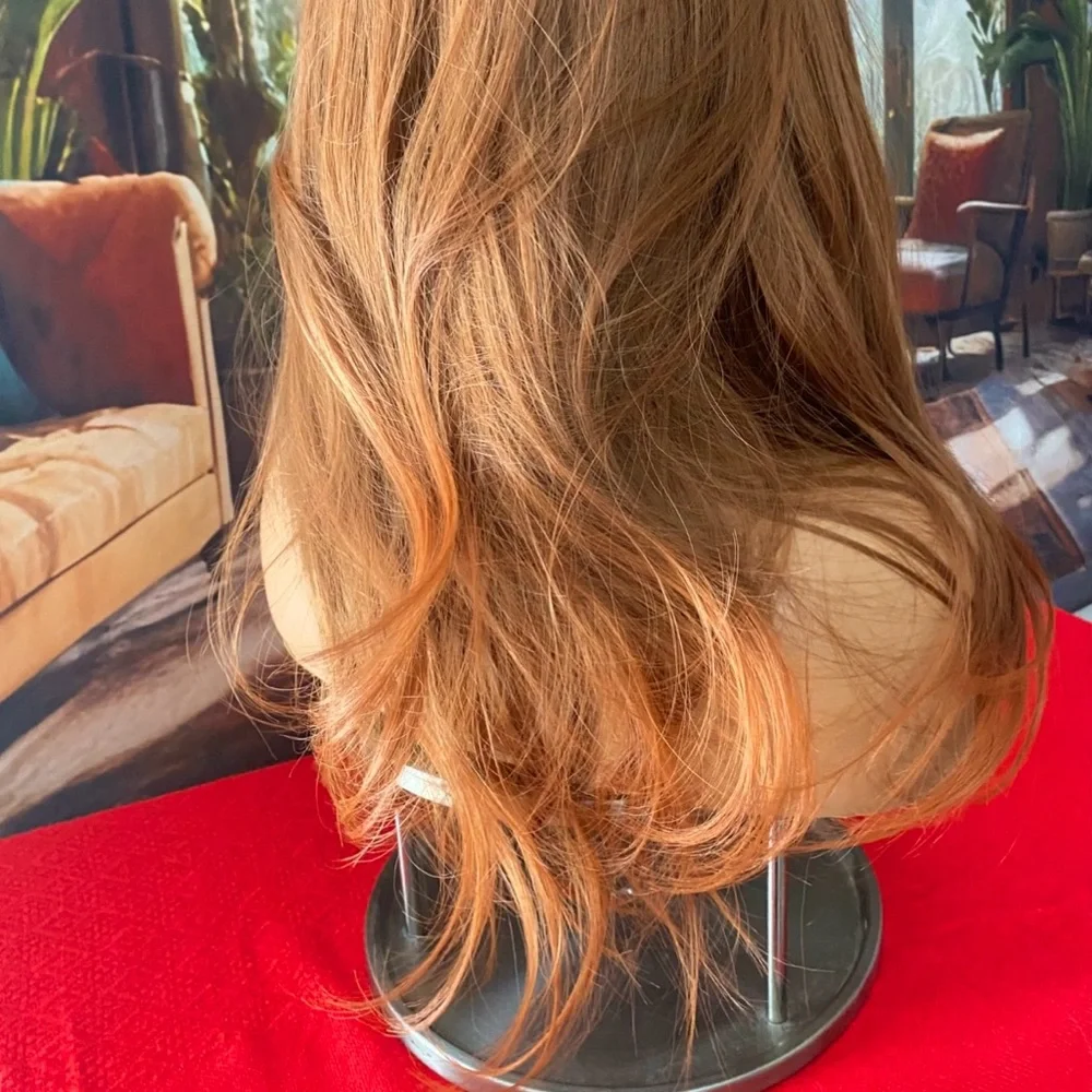 NEW Realistic copper ginger headband wig